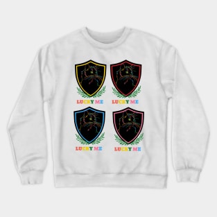 Lucky Cat Family Shield Crewneck Sweatshirt